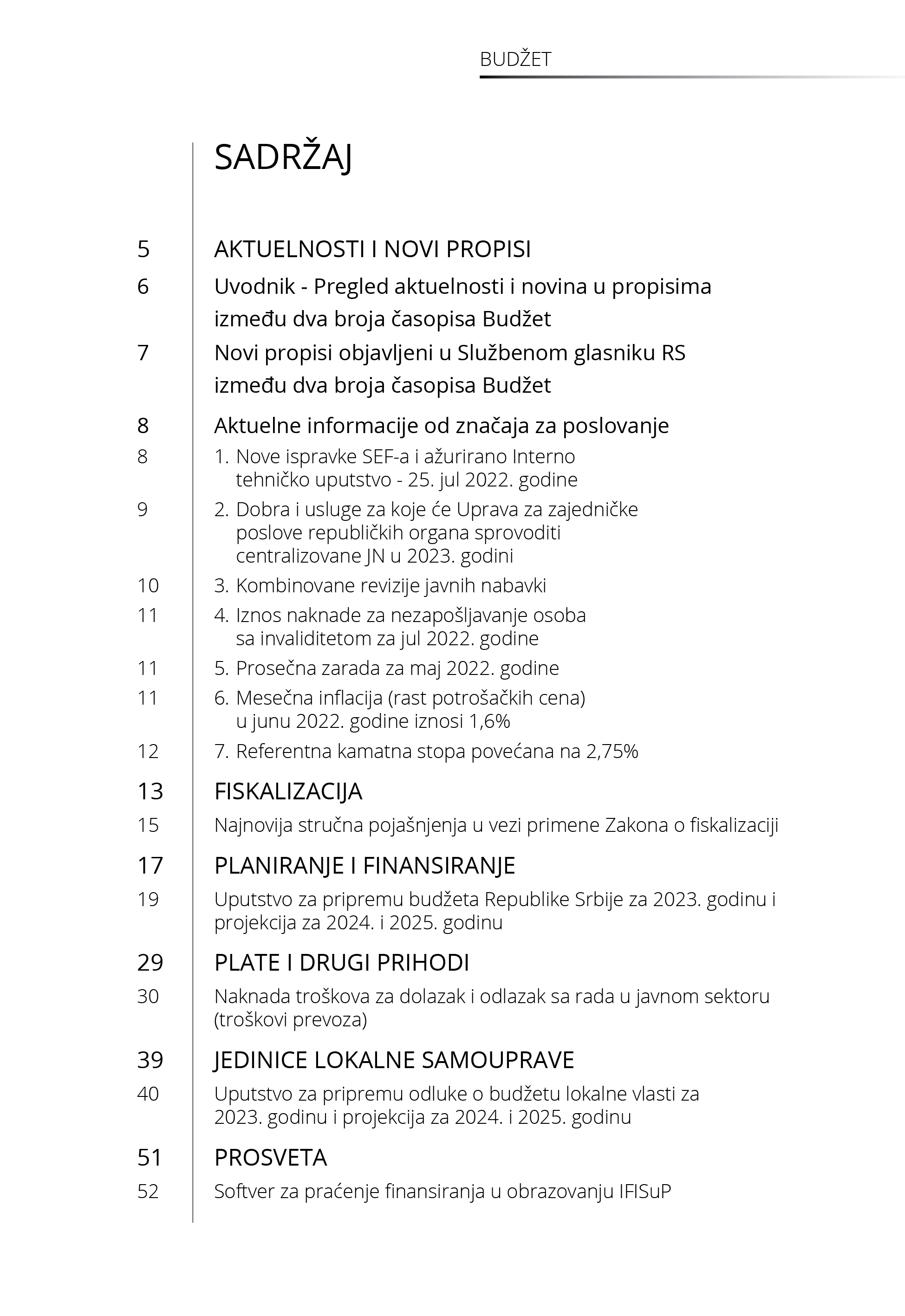 Časopis Budžet