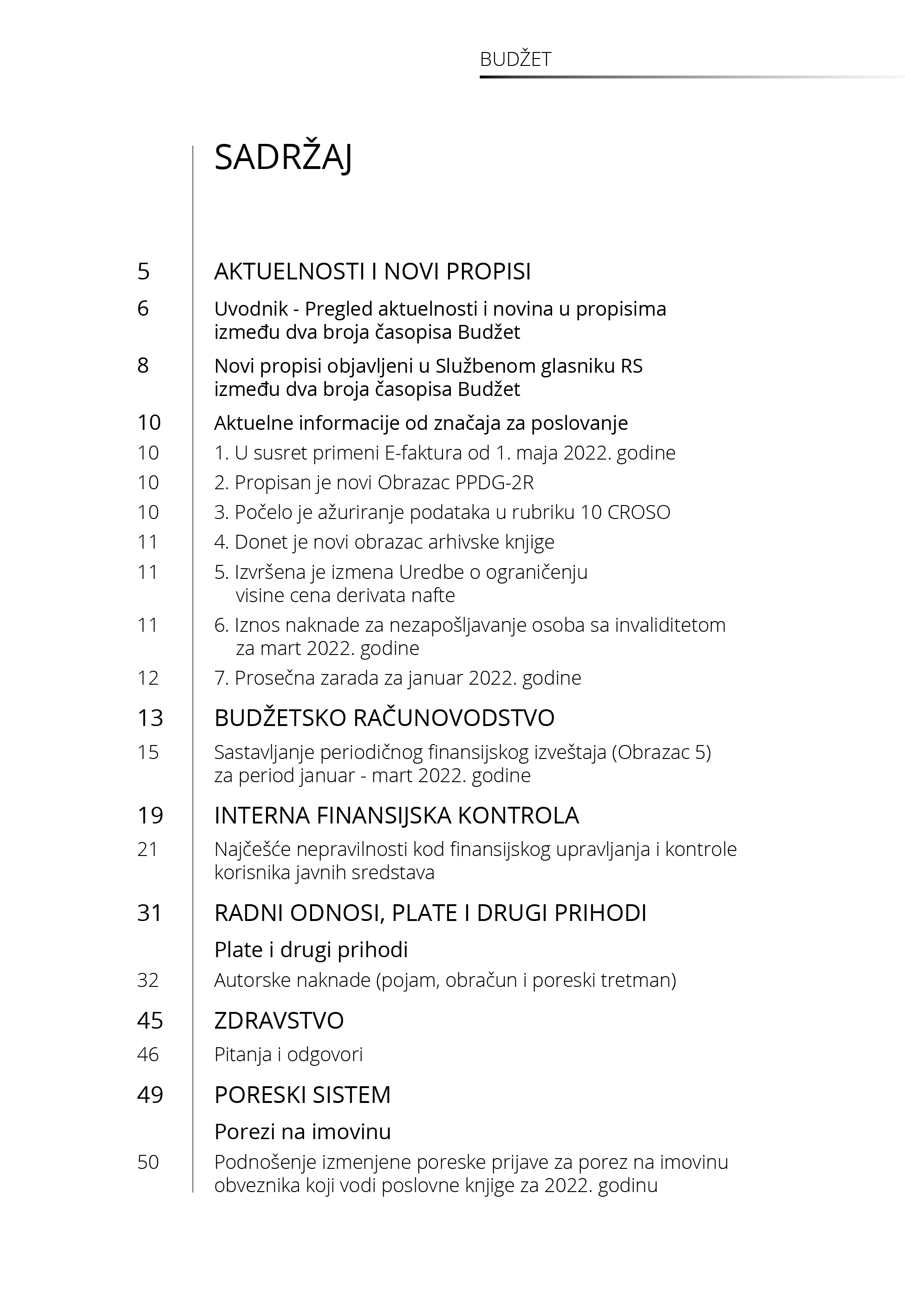 Časopis Budžet