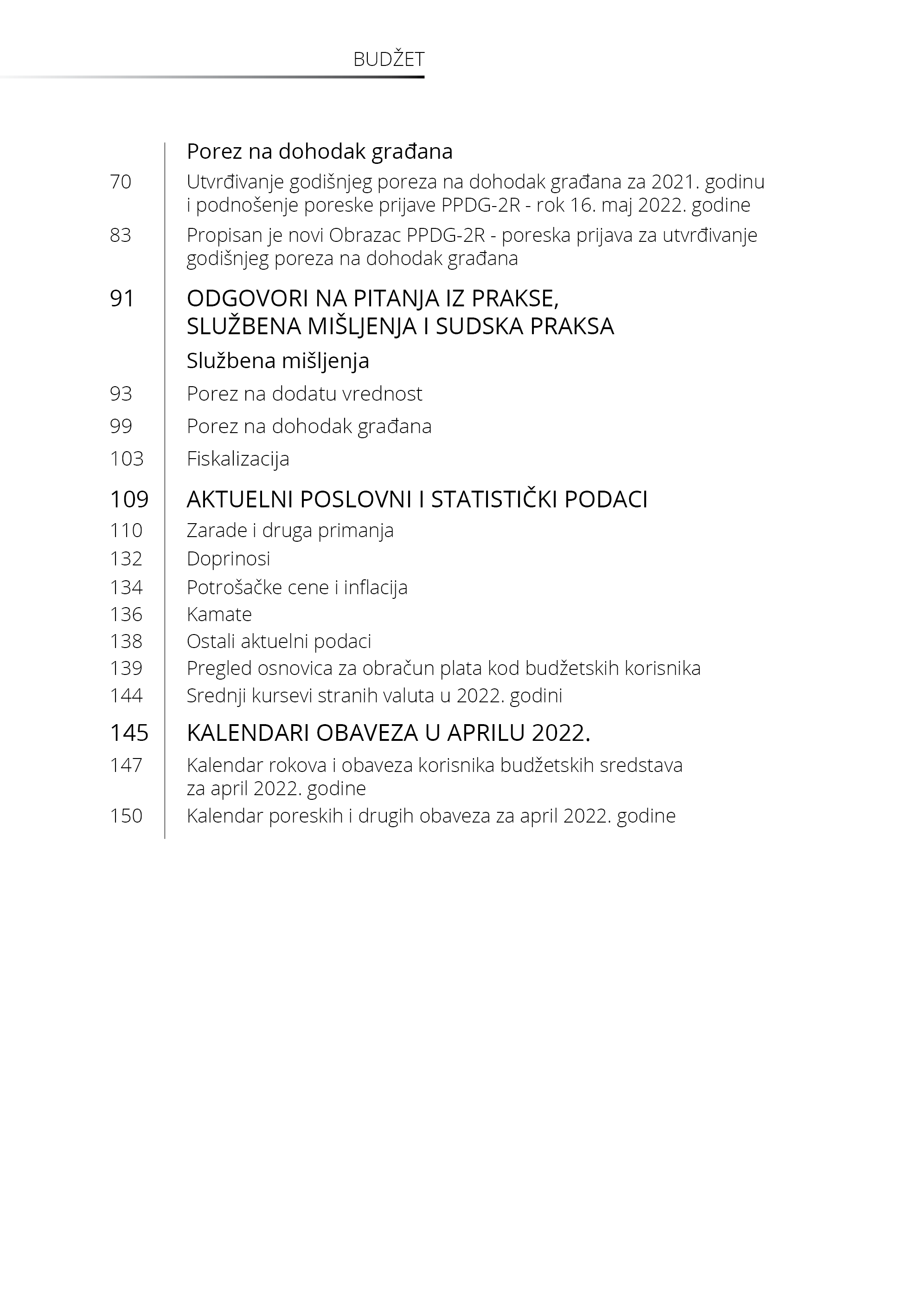 Časopis Budžet