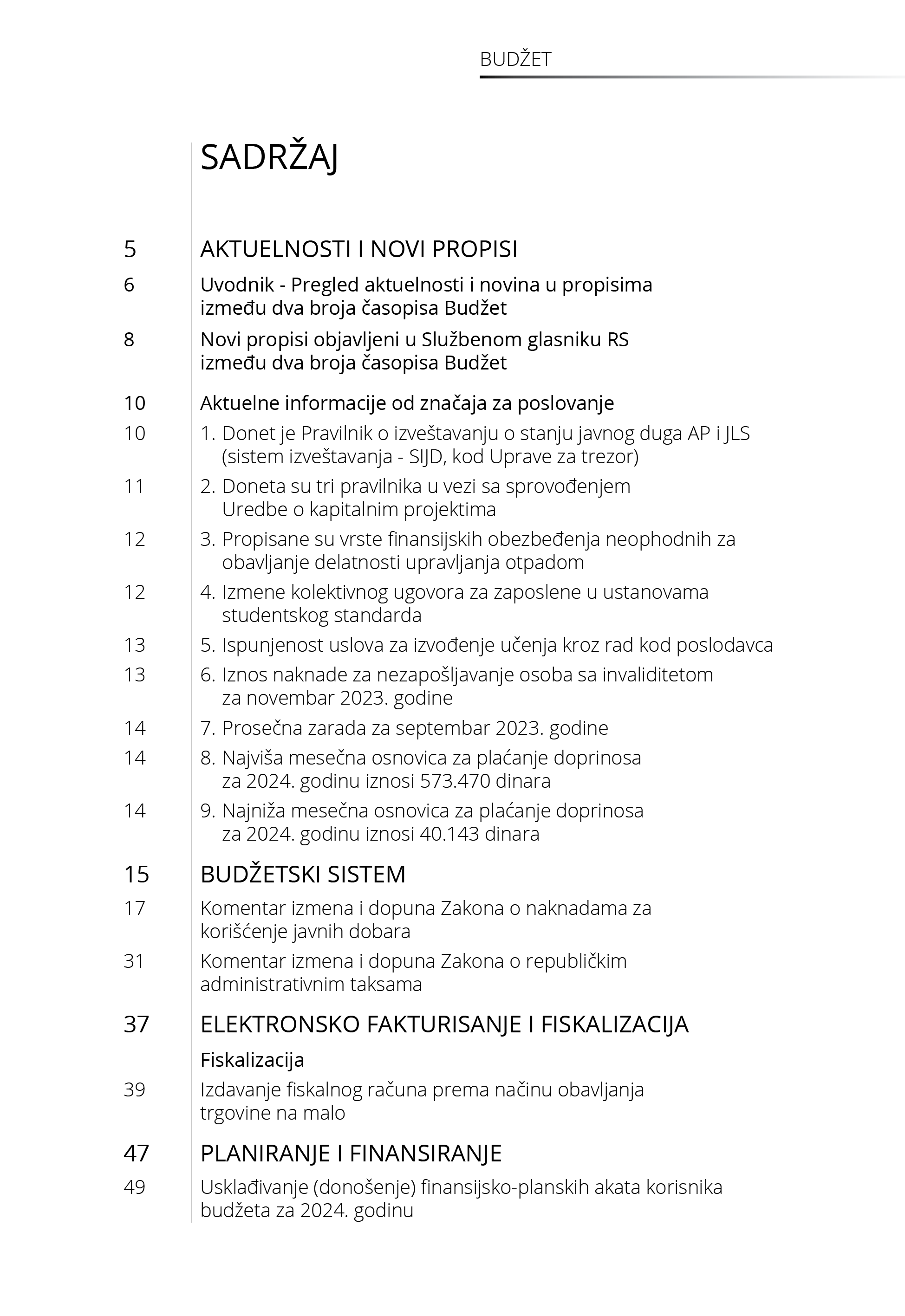 Časopis Budžet