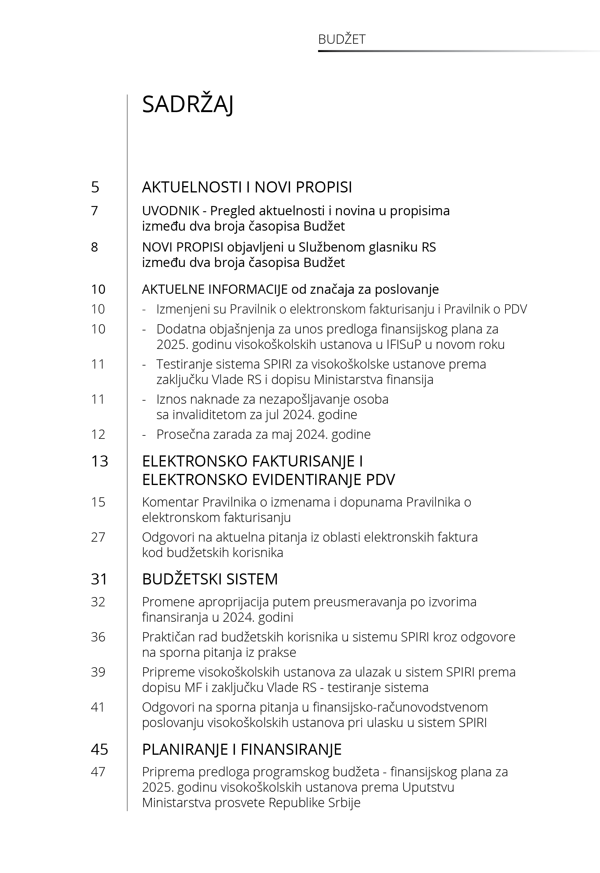 Časopis Budzet