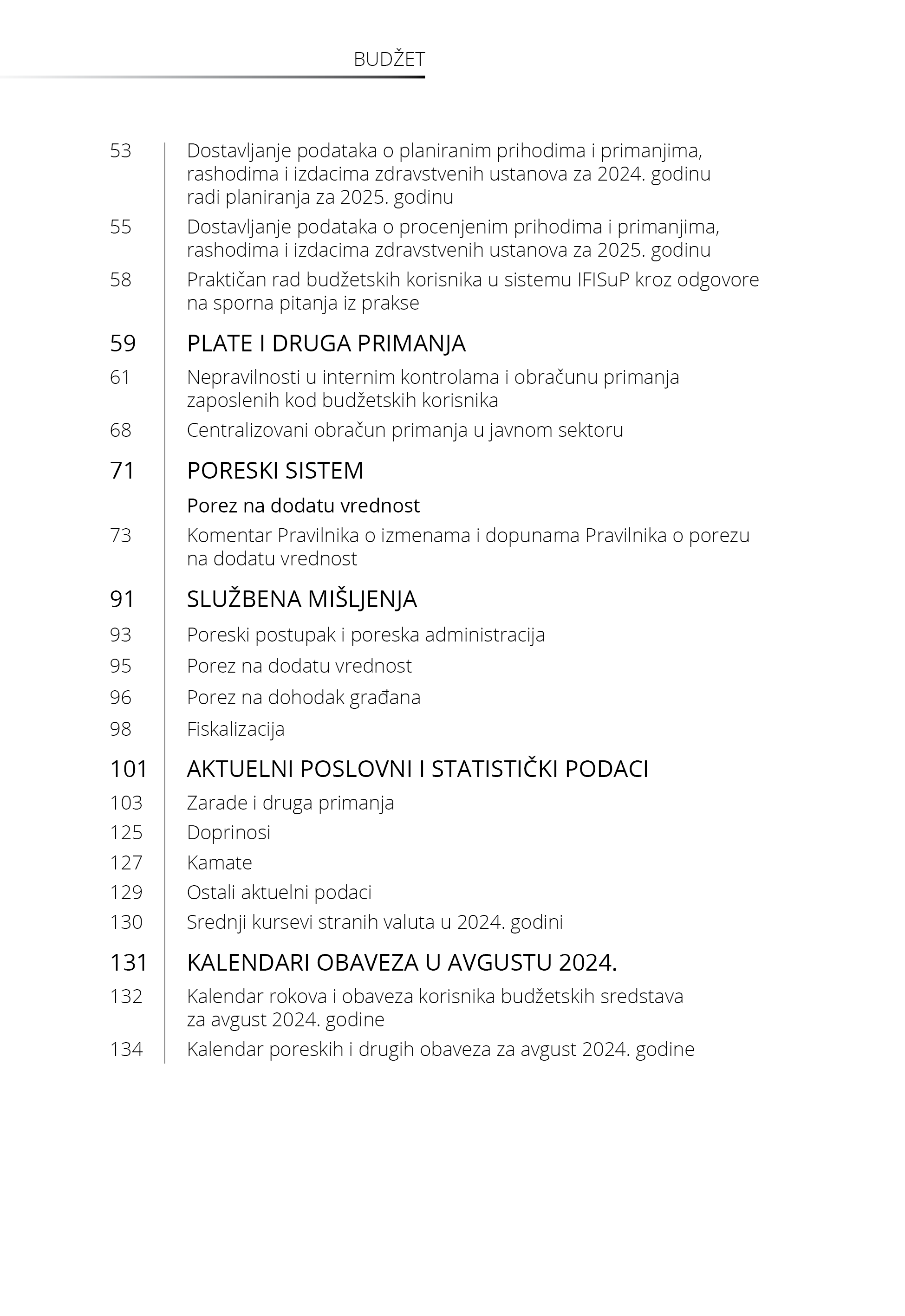 Časopis Budzet