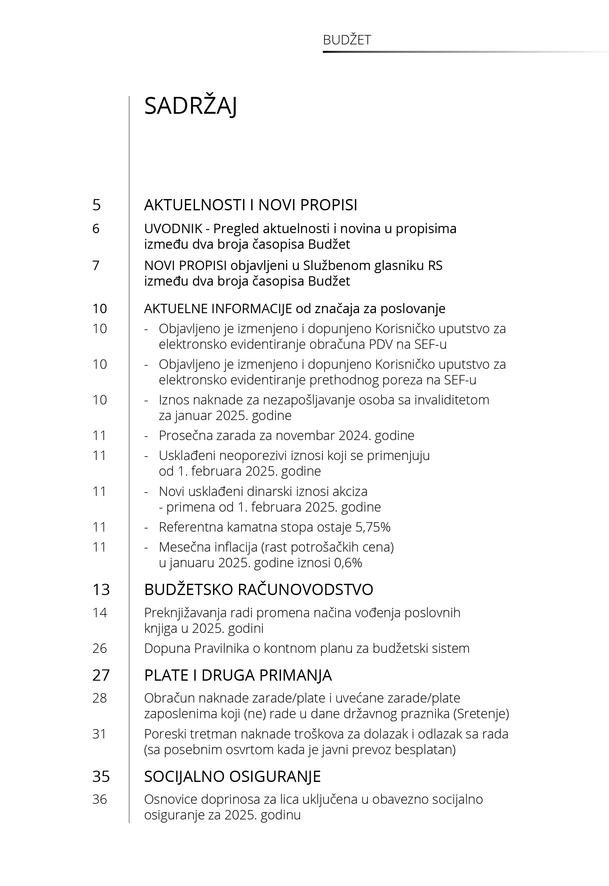 Časopis Budzet